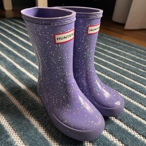 EUC Glitter Hunter Boots